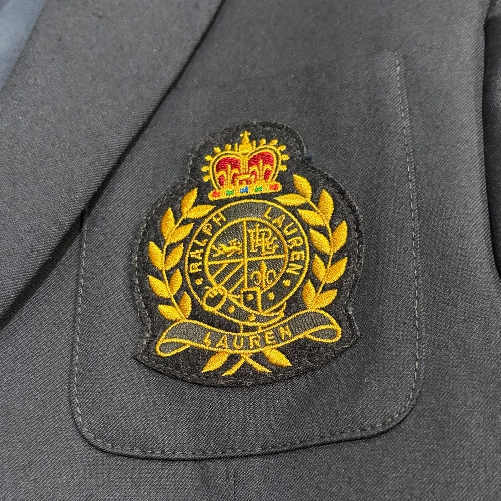 Lauren Ralph Lauren Navy Crest Blazer – Women’s XS Fit - Picture 4 of 14